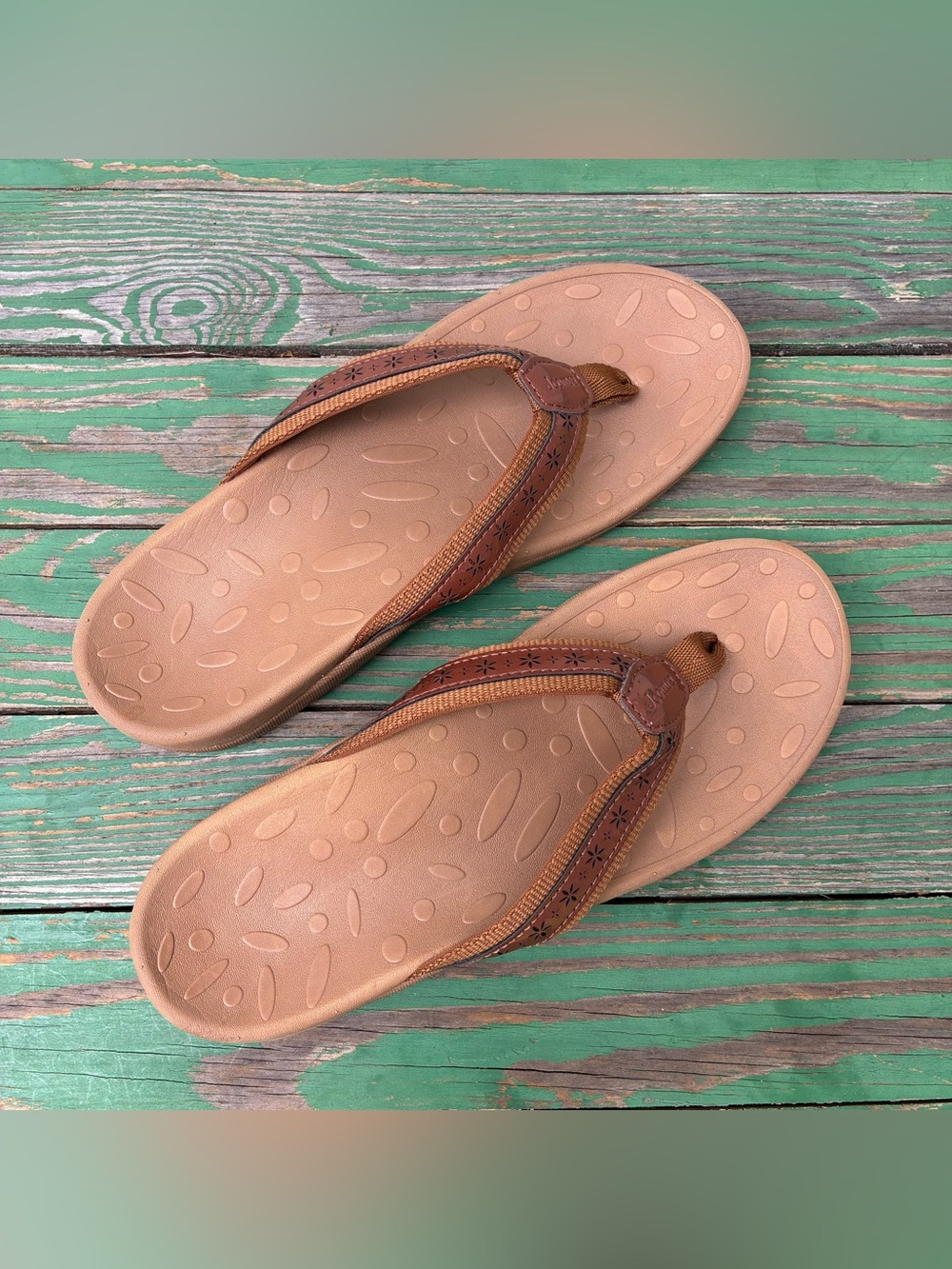 Joomra Womens Flip Flops Arch Support Orthotic Toe Post Thong  Sz 41 US 10